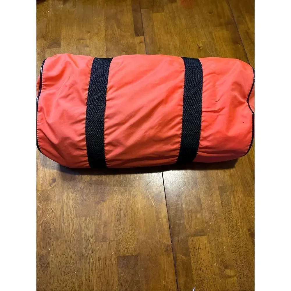 Vintage Sportsman Orange 19” Duffel Bag Nylon and Zipper